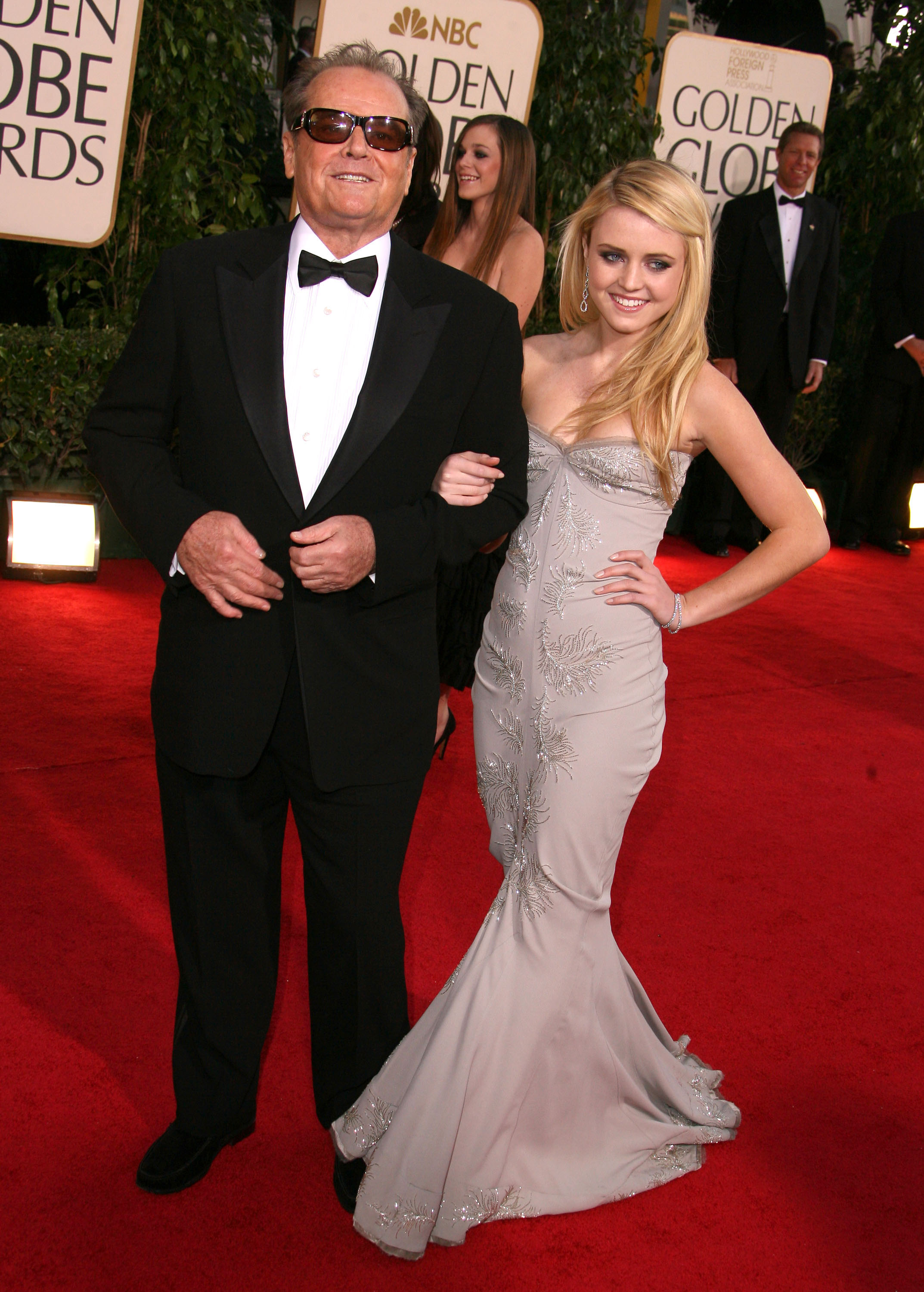 Jack and Lorraine Nicholson at the 64th Annual Golden Globe Awards in Beverly Hills, California in 2007. | Source: Getty Images