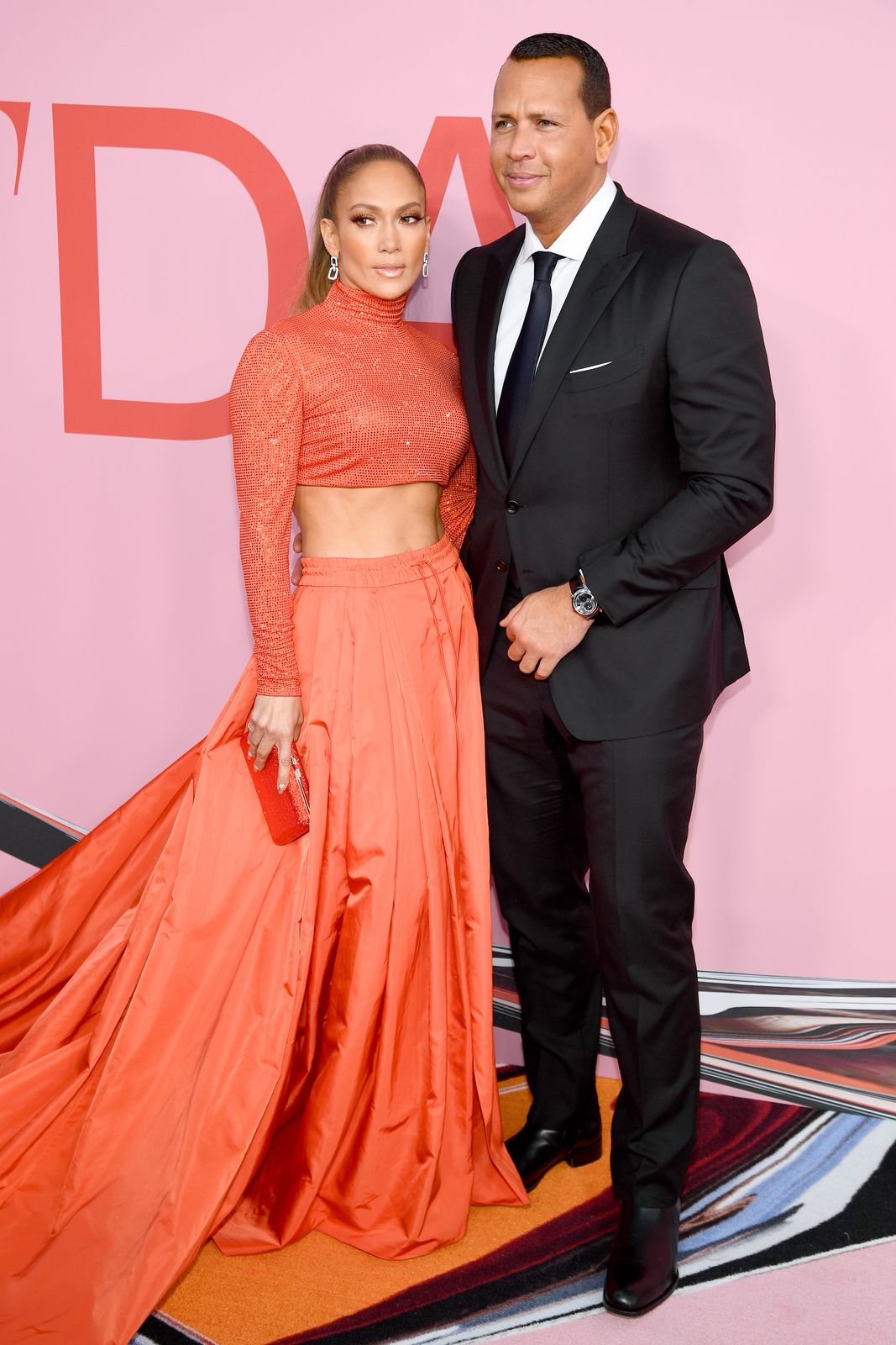 Jennifer Lopez and Alex Rodriguez at the CFDA Fashion Awards at the Brooklyn Museum of Art on June 03, 2019 in New York City | Photo: Getty Images