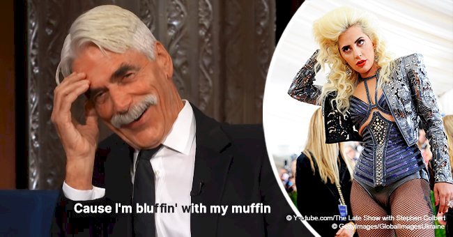 Sam Elliott bewitched the audience by copying Lady Gaga's lyrics 