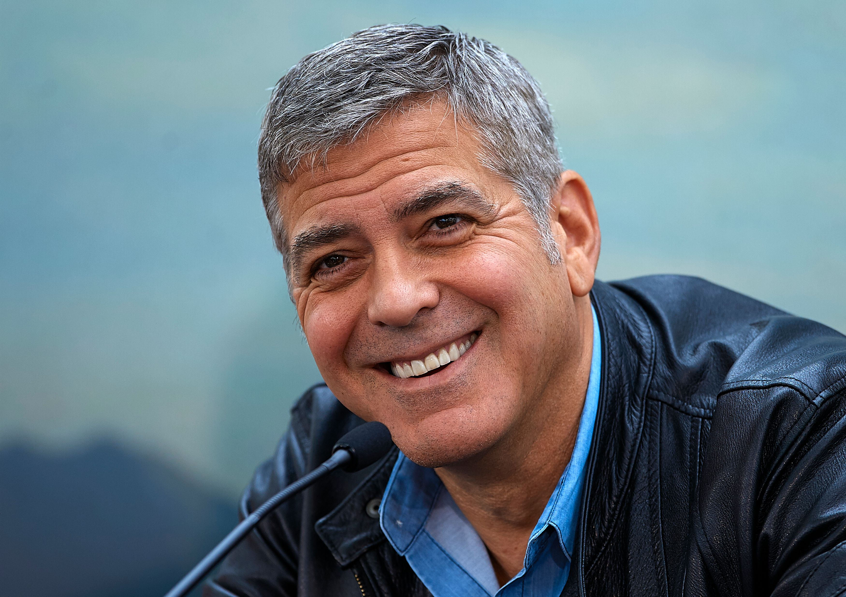 George Clooney at at the 'Tomorrowland' Press Conference at the L'Hemisferic on May 19, 2015 | Photo: Getty Images