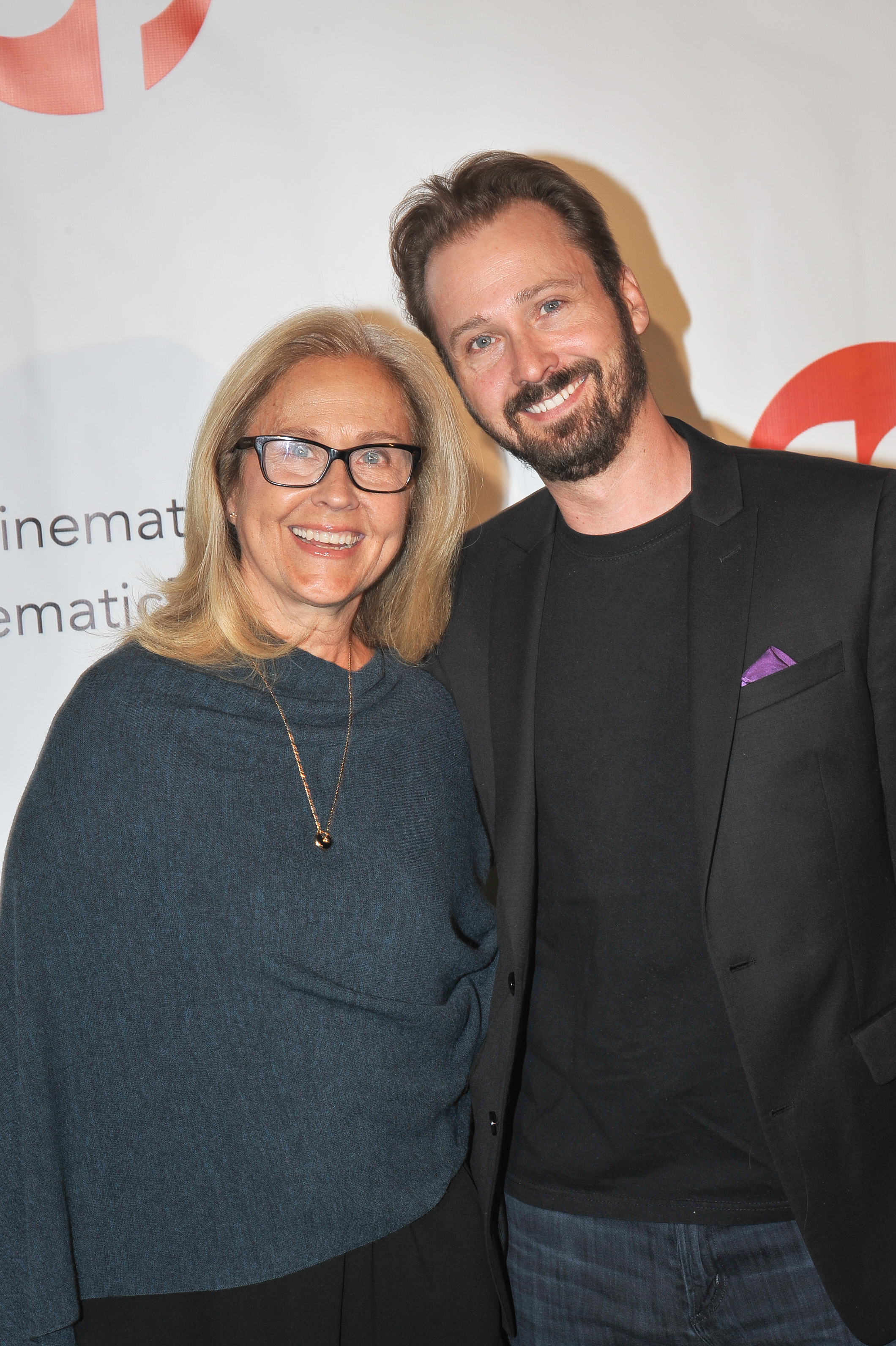 Erin Gray and Kevan Schwartz in Hollywood, California on April 22, 2017 | Source: Getty Images