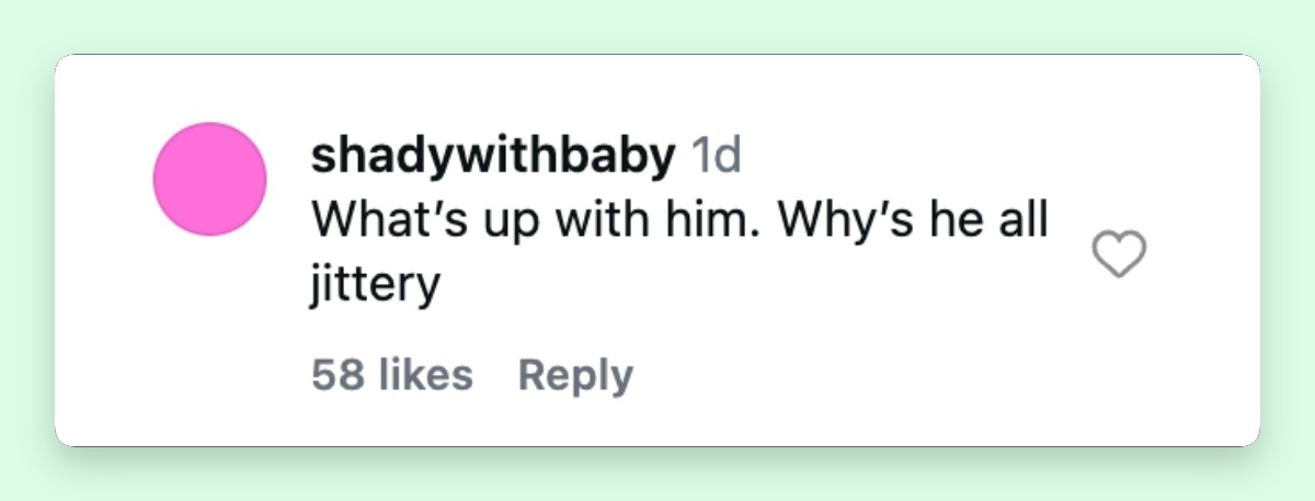 A netizen's comment about Timothée Chalamet's attitude while talking to Kylie Jenner at the 98th Academy Awards on March 15, 2026 | Source: Instagram/enews