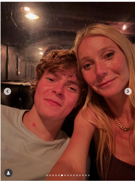 Moses Martin and Gwyneth Paltrow, from a post dated September 1, 2025 | Source: Instagram/gwynethpaltrow