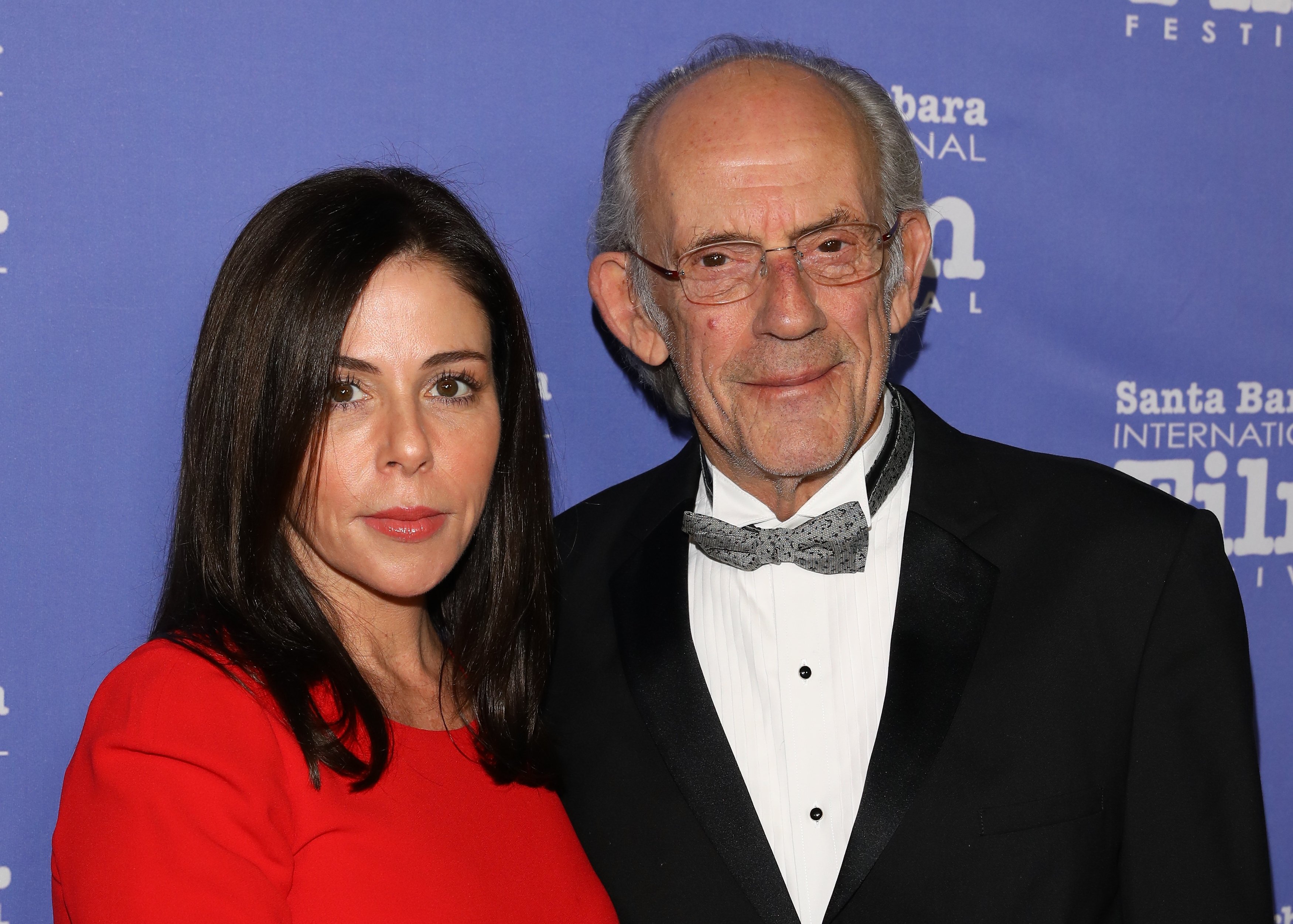 Jane Walker Wood and Christopher Lloyd at the 13th Annual Santa Barbara International Film Festival Honors Hugh Jackman with Kirk Douglas Award For Excellence in Film on November 19, 2018, in Santa Barbara, California. | Source: Getty Images