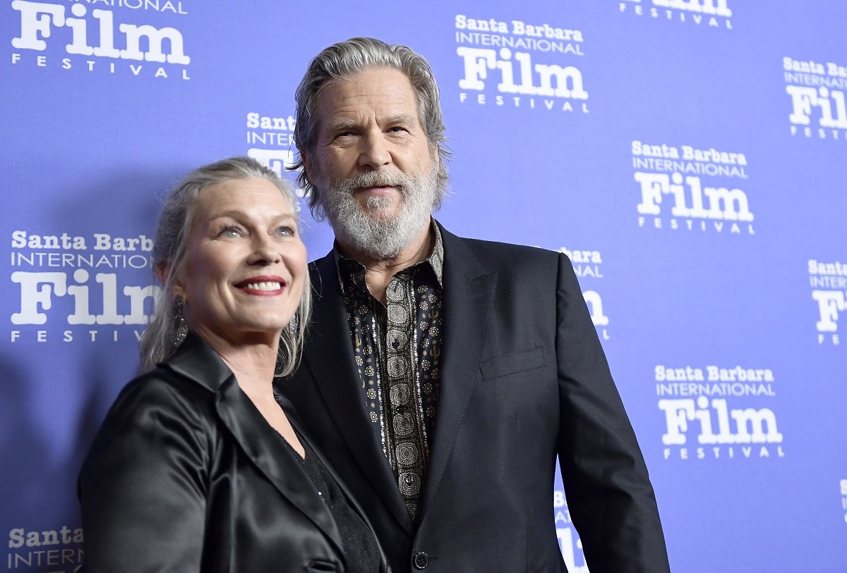 Susan Geston and Jeff Bridges on February 9, 2017 in Santa Barbara, California | Source: Getty Images 