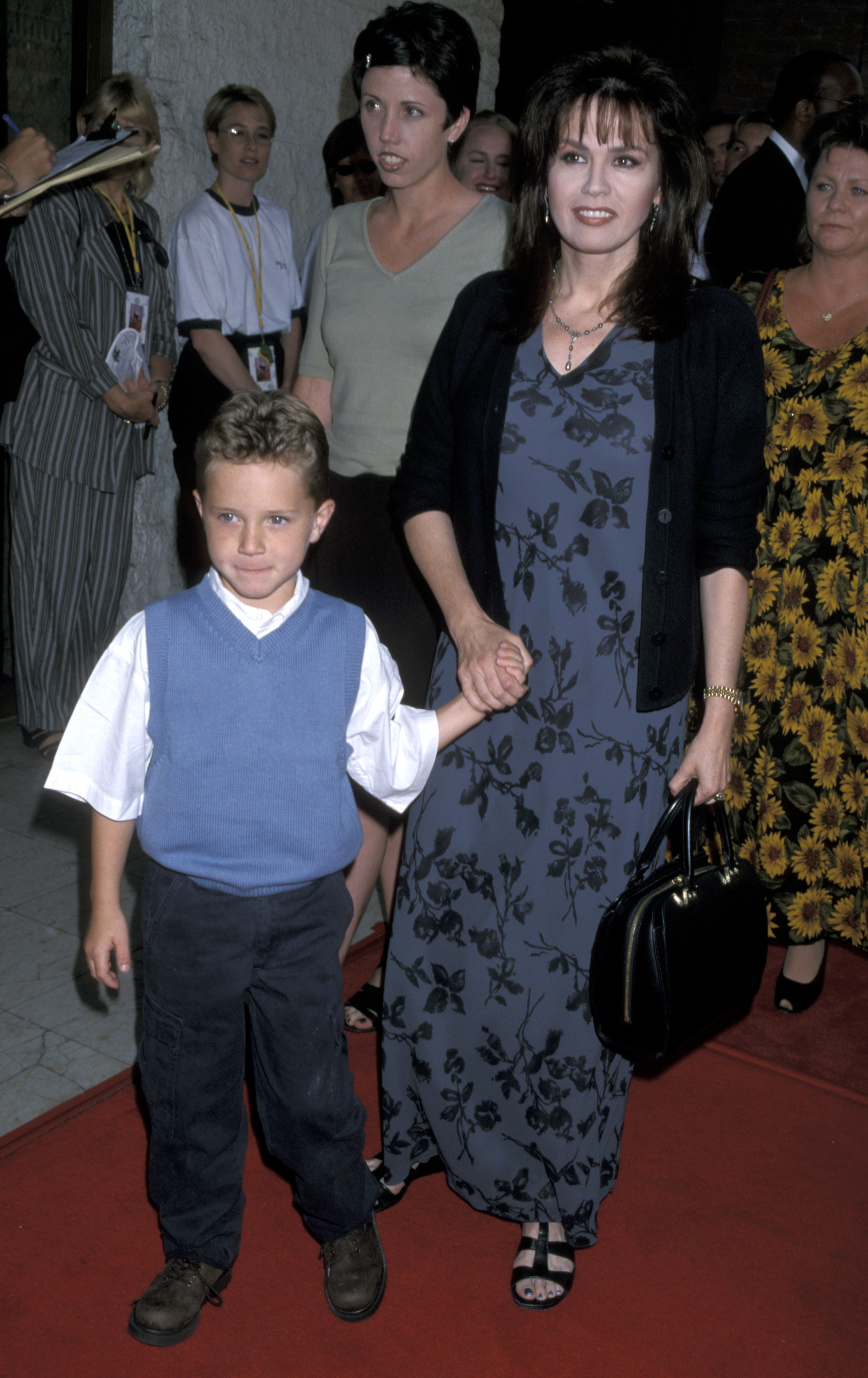 Marie Osmond and her son Jack in California in 1998 | Source: Getty Images