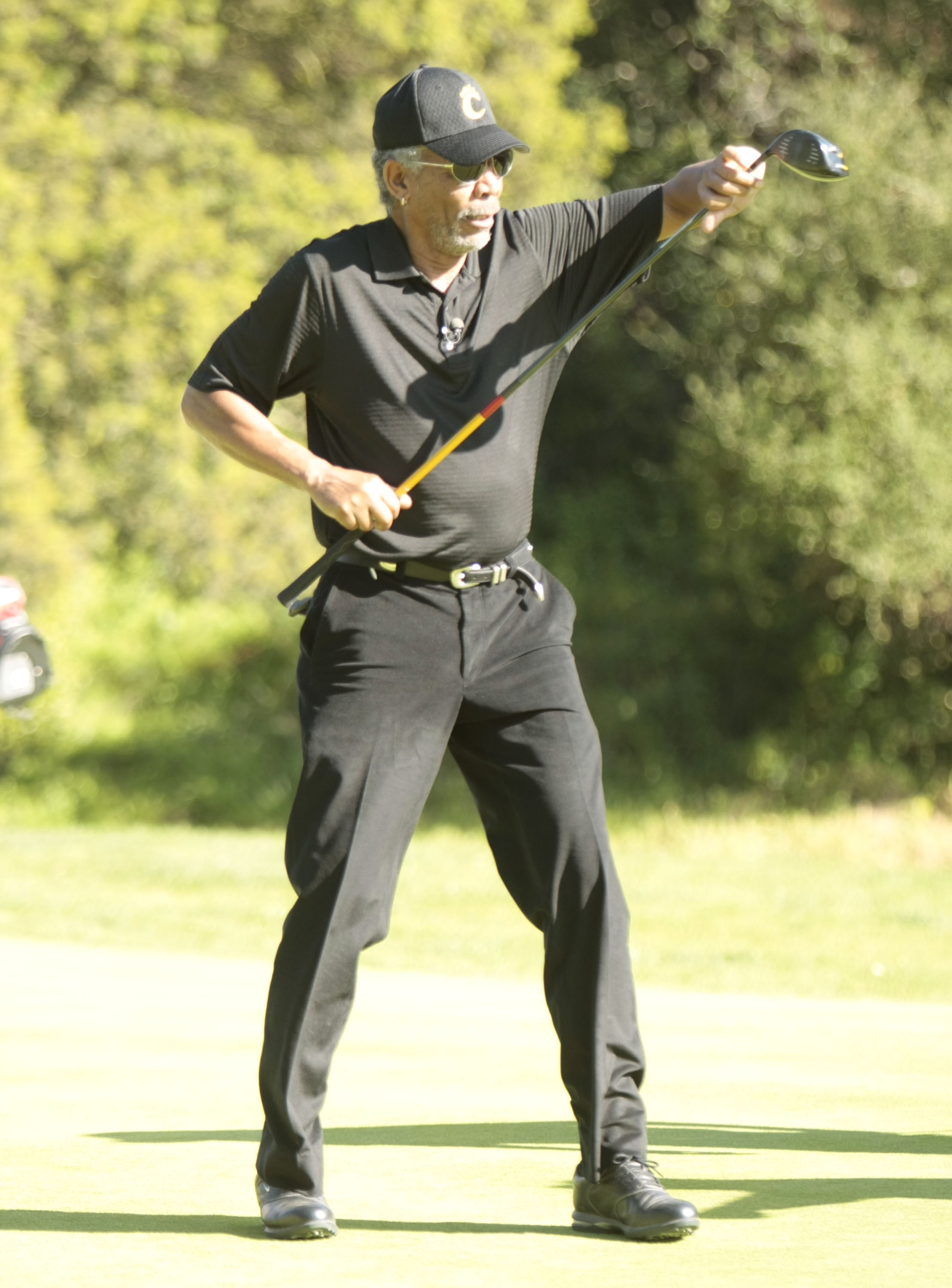 Morgan Freeman during the 10th Annual Michael Douglas & Friends Celebrity Golf Tournament at the Riviera Country Club on February 10, 2008 in Pacific Palisades, California | Source: Getty Images
