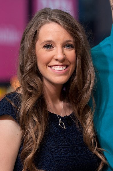 Jill Duggar Dillard visits "Extra" at their New York studios at H&M in Times Square on October 23, 2014 in New York City | Photo: Getty Images