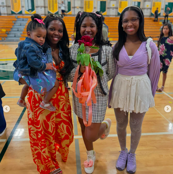 Sondra Williams posing with her daughters MaKayla, Micah, and Madison Williams at an event, posted on September 26, 2024 | Source: Instagram/yoginisdww