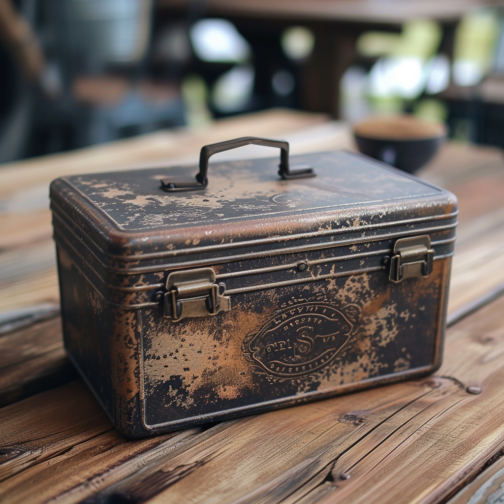 A small metal box | Source: Midjourney