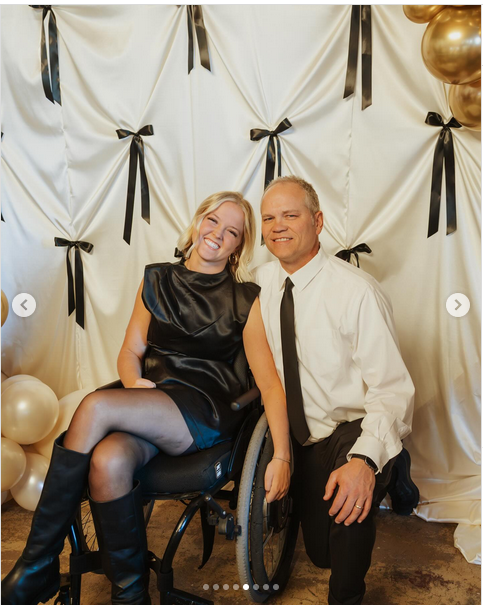 Emily Traveller and her dad, from a post dated June 15, 2025 | Source: Instagram/emilytrav