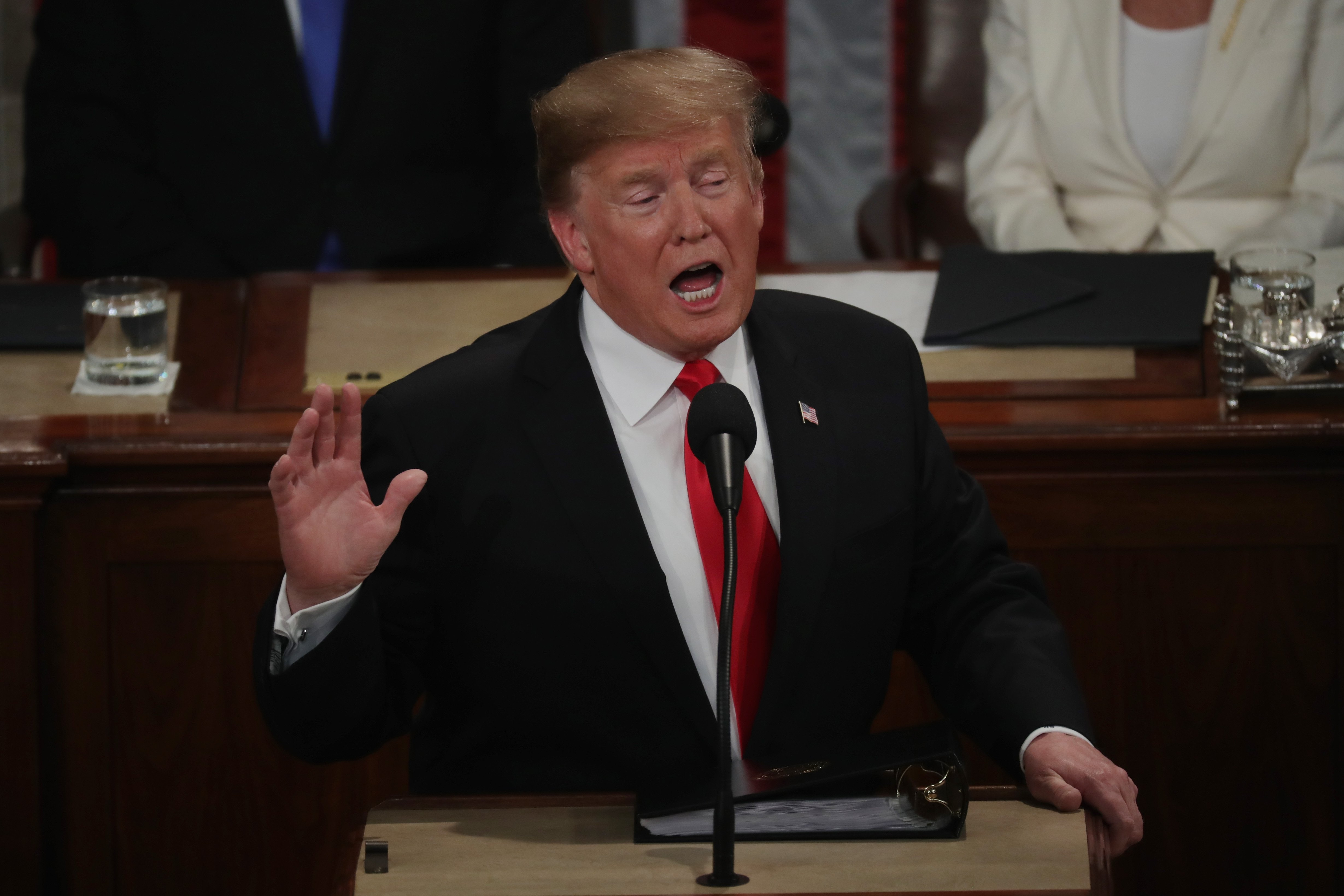 Donald Trump dando un discurso | Imagen tomada de: Getty Donald Trump dando un discurso | Imagen tomada de: Getty