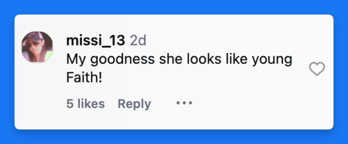 One comment hinting at what fans couldn't ignore during Audrey McGraw's performance. | Source: Instagram/nycountry947