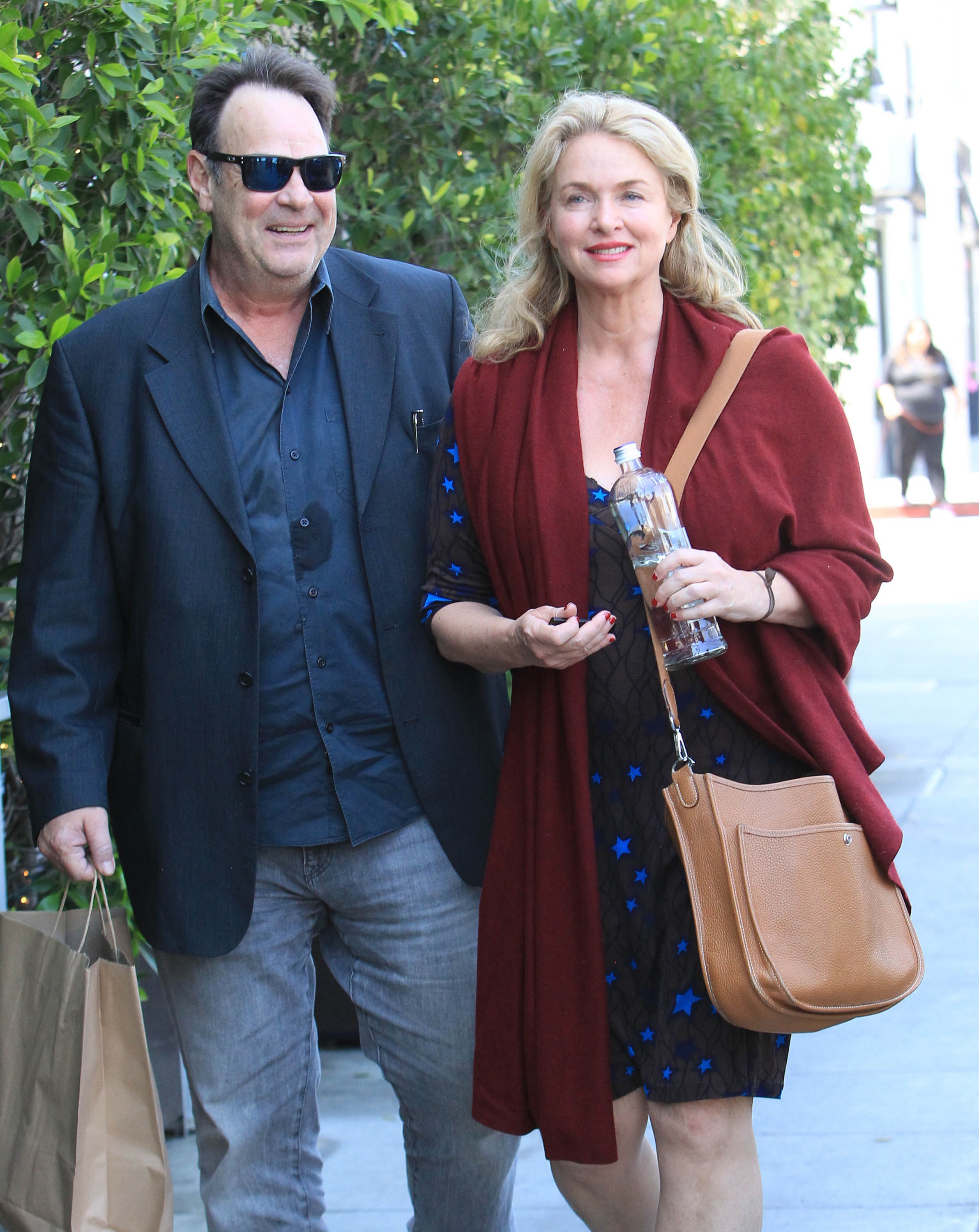 Dan Aykroyd and Donna Dixon are seen on April 26, 2018 in Los Angeles, California | Source: Getty Images