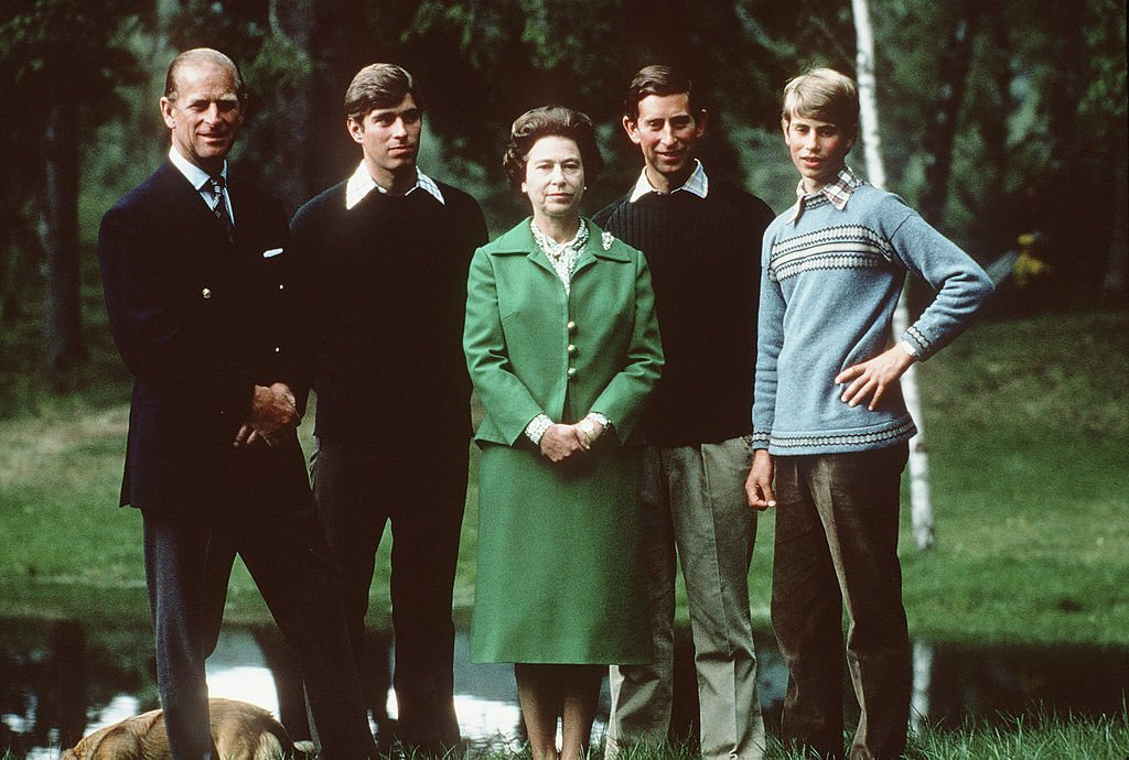 Prince Philip, Prince Andrew, Queen Elizabeth II, Prince Charles, and Prince Edward | Photo: Getty Images