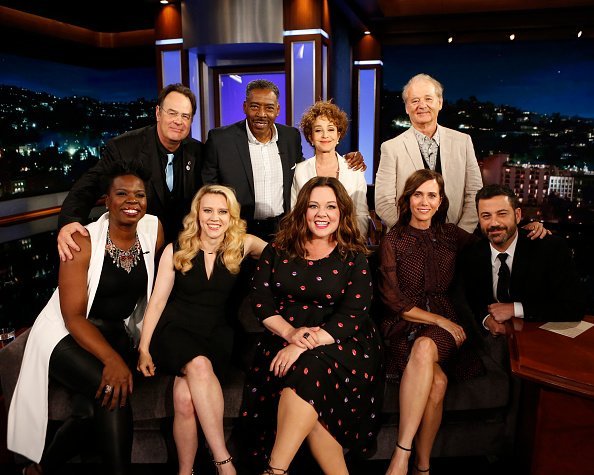 Casts of "Ghostbusters" Melissa McCarthy, Kristen Wiig, Kate McKinnon and Leslie Jones on "Live with Jimmy Kimmel." | Photo: Getty Images