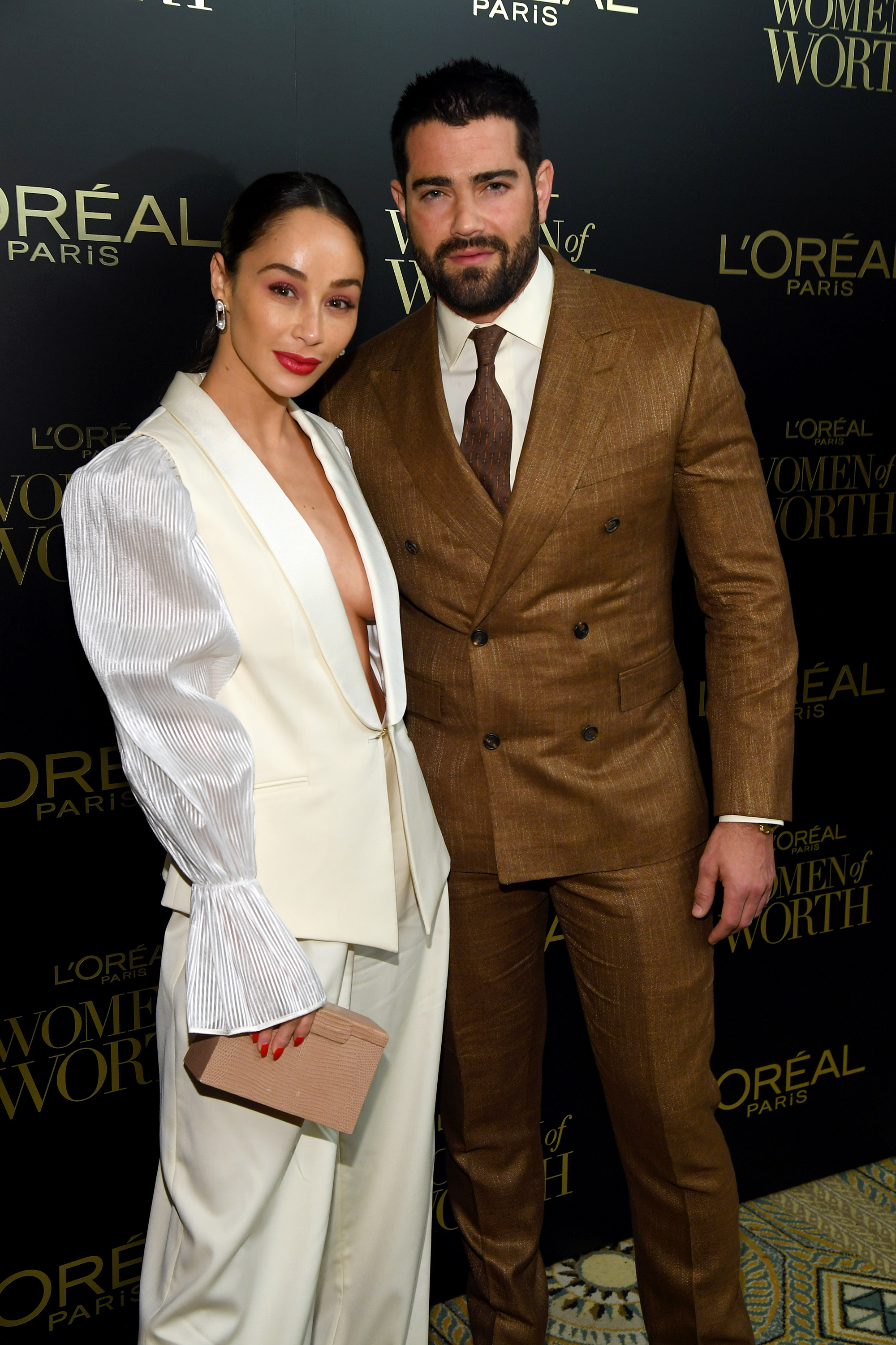 Cara Santana and Jesse Metcalfe are pictured at the 14th Annual L'Oréal Paris Women Of Worth Awards at The Pierre on December 4, 2019, in New York City | Source: Getty Images