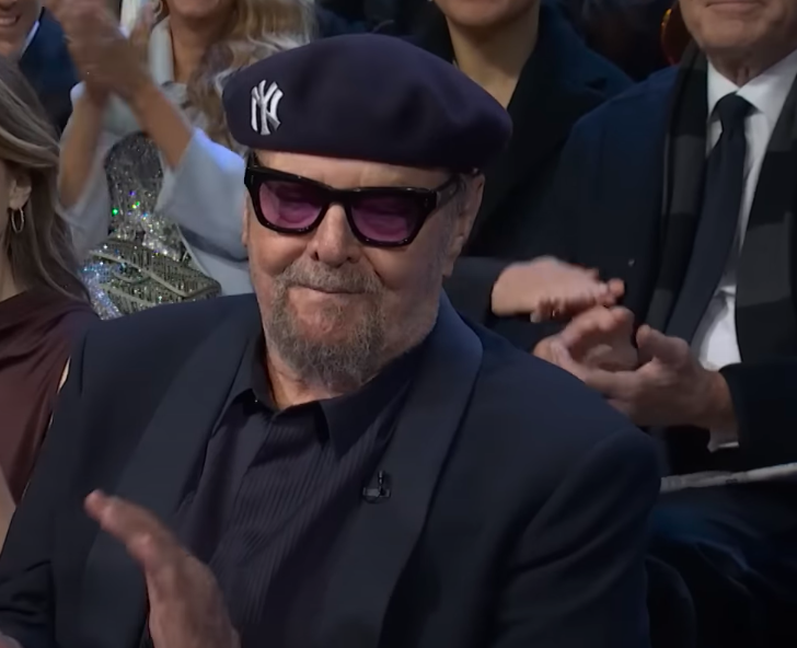 Jack Nicholson during "SNL50: The Anniversary Special." | Source: YouTube/Saturday Night Live