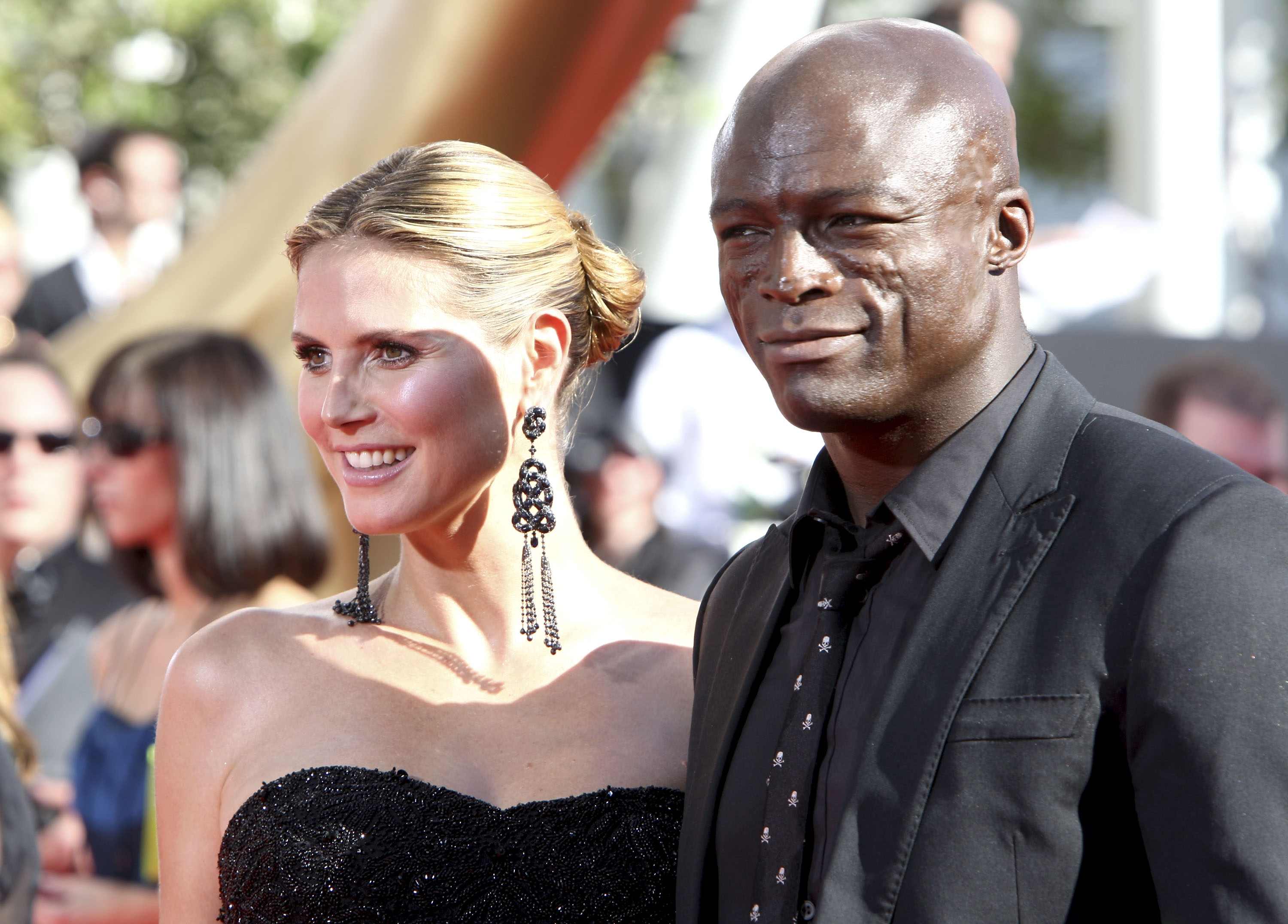 Heidi Klum and Seal at the 61st Primetime Emmy Awards on September 20, 2009, less than a month before their daughter was born, in Los Angeles, California. | Source: Getty Images