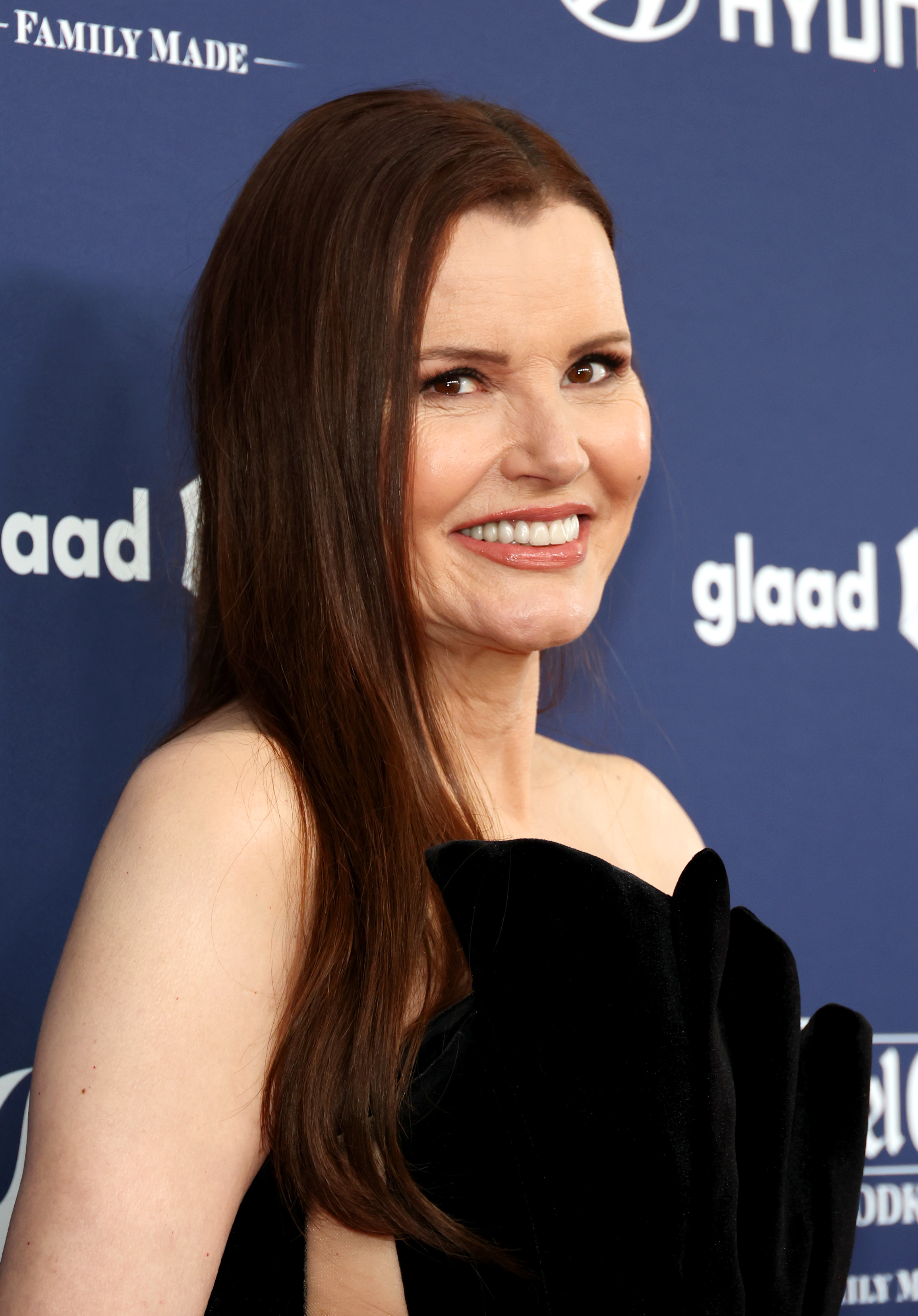 Geena Davis at the 34th Annual GLAAD Media Awards in Beverly Hills, 2023 | Source: Getty Images