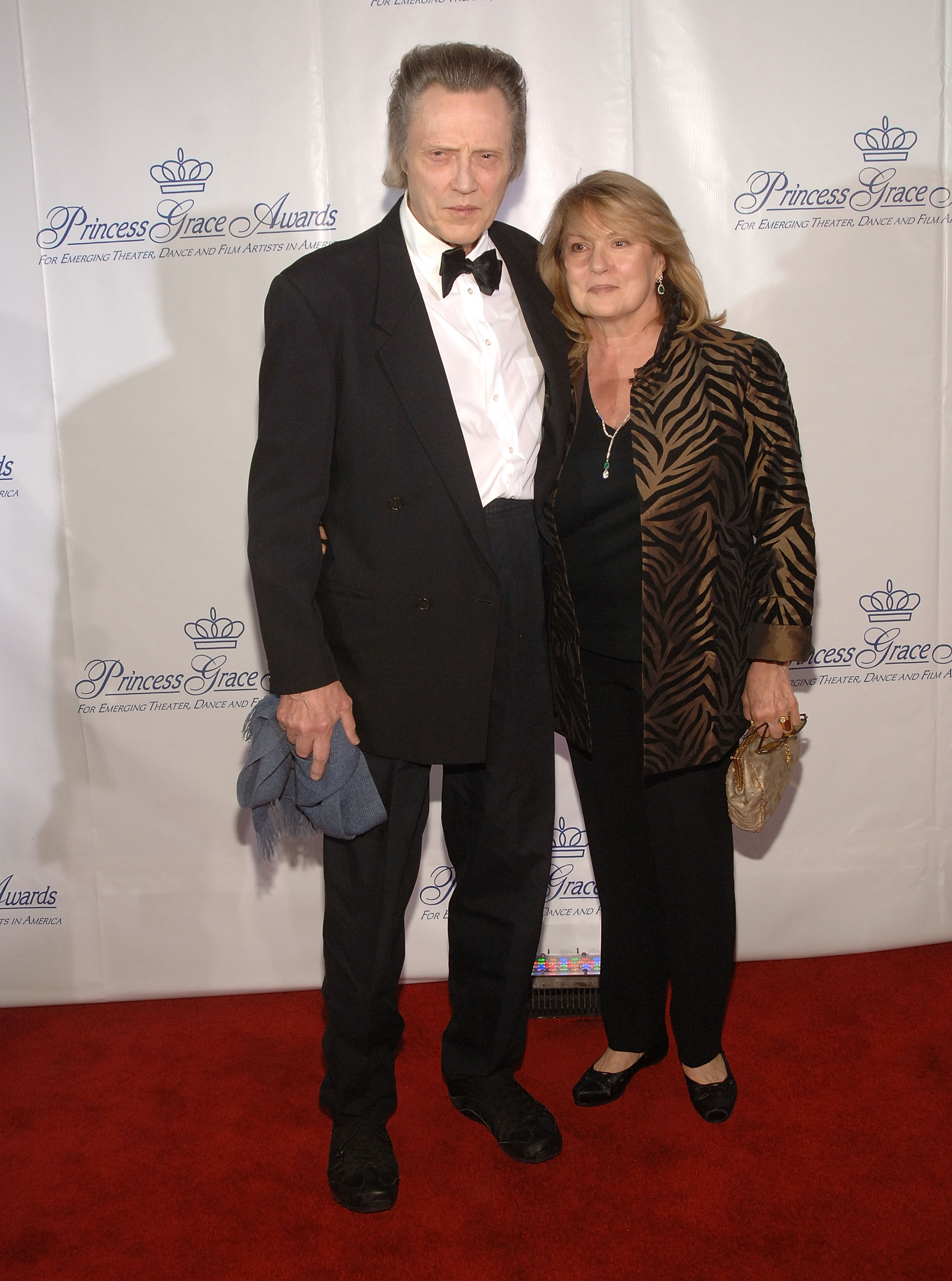 Christopher Walken and his wife Georgianne Walken attend the 2008 Princess Grace awards gala at Cipriani 42nd Street on October 15, 2008, in New York City. | Source: Getty Images