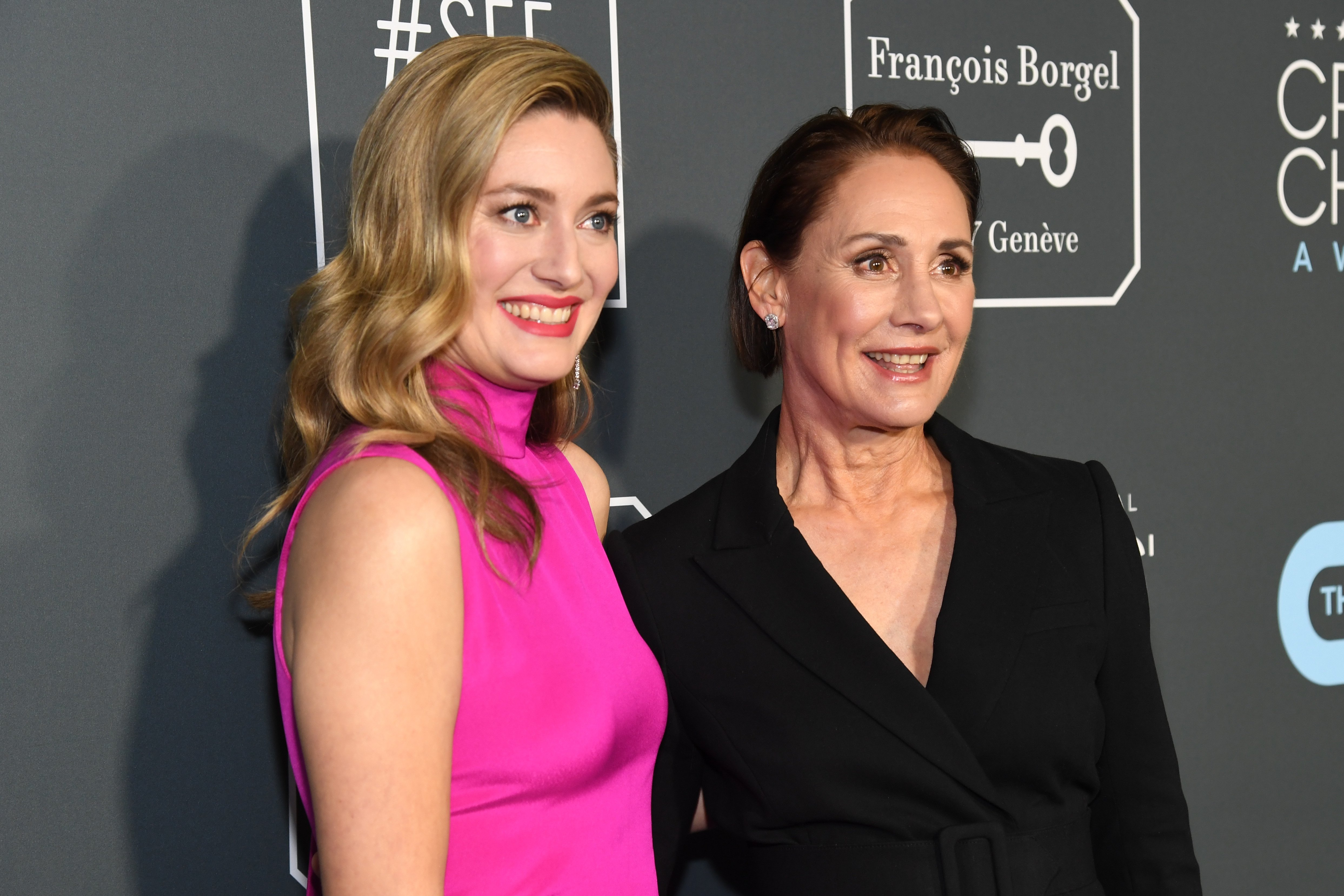 Zoe Perry and Laurie Metcalf attend the 24th annual Critics' Choice Awards at Barker Hangar on January 13, 2019, in Santa Monica, California. | Source: Getty Images