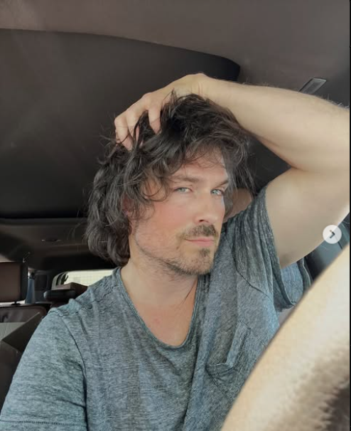 Ian Somerhalder pictured inside a car, dated June 2025 | Source: Instagram/iansomerhalder
