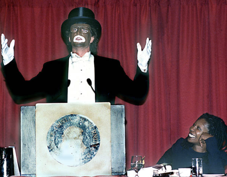 Danson and Goldberg at her Friar's Club Roast. Image Credit: Getty Images Danson and Goldberg at her Friar's Club Roast. Image Credit: Getty Images