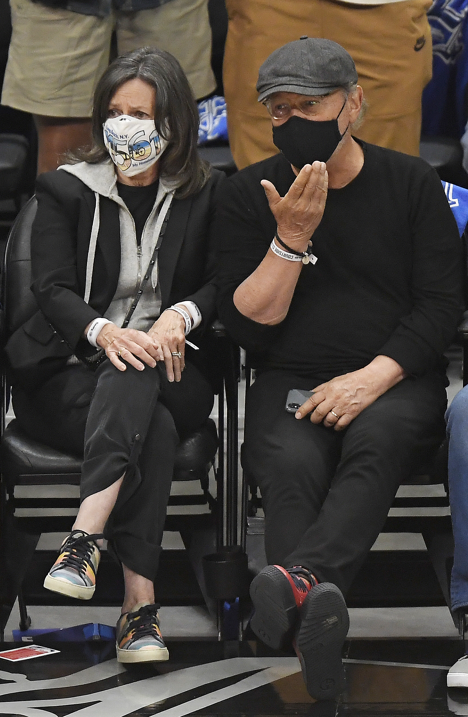Billy and Janice Crystal at the Western Conference Finals between the Phoenix Suns and the LA Clippers at the Staples Center on June 26, 2021 in Los Angeles, California. | Source: Getty Images