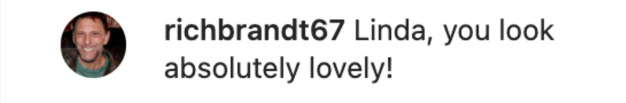 A comment left under a recent picture of Linda Lavin on Instagram | Source: instagram.com/linda_lavin/