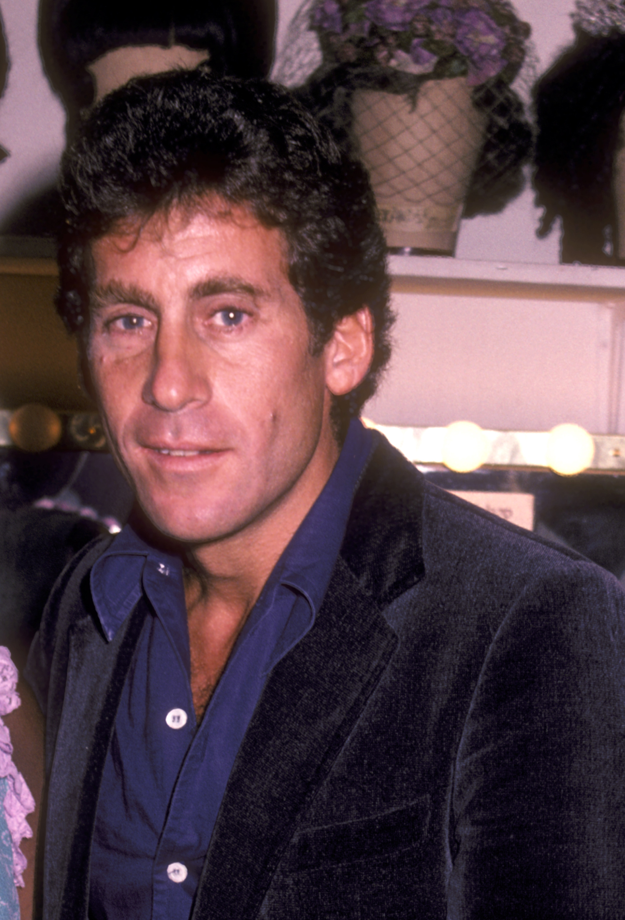 Paul Michael Glaser pictured backstage at the Broadway Performance of "Dreamgirls" at Imperial Theatre on September 14, 1982 in New York City. | Source: Getty Images