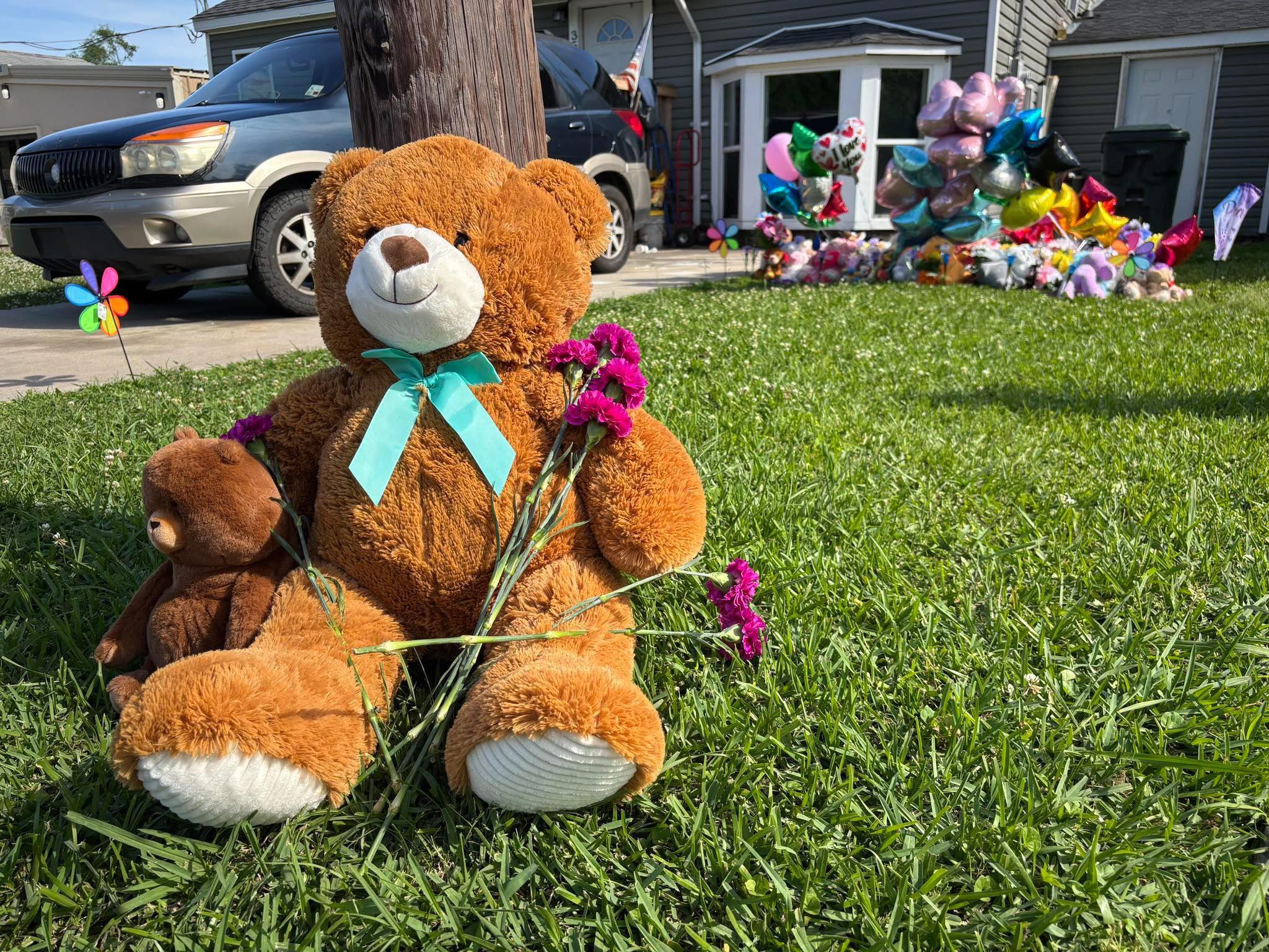 A memorial site created for the lives lost due to the Shreveport tragedy. | Source: Facebook/Jade Charde'