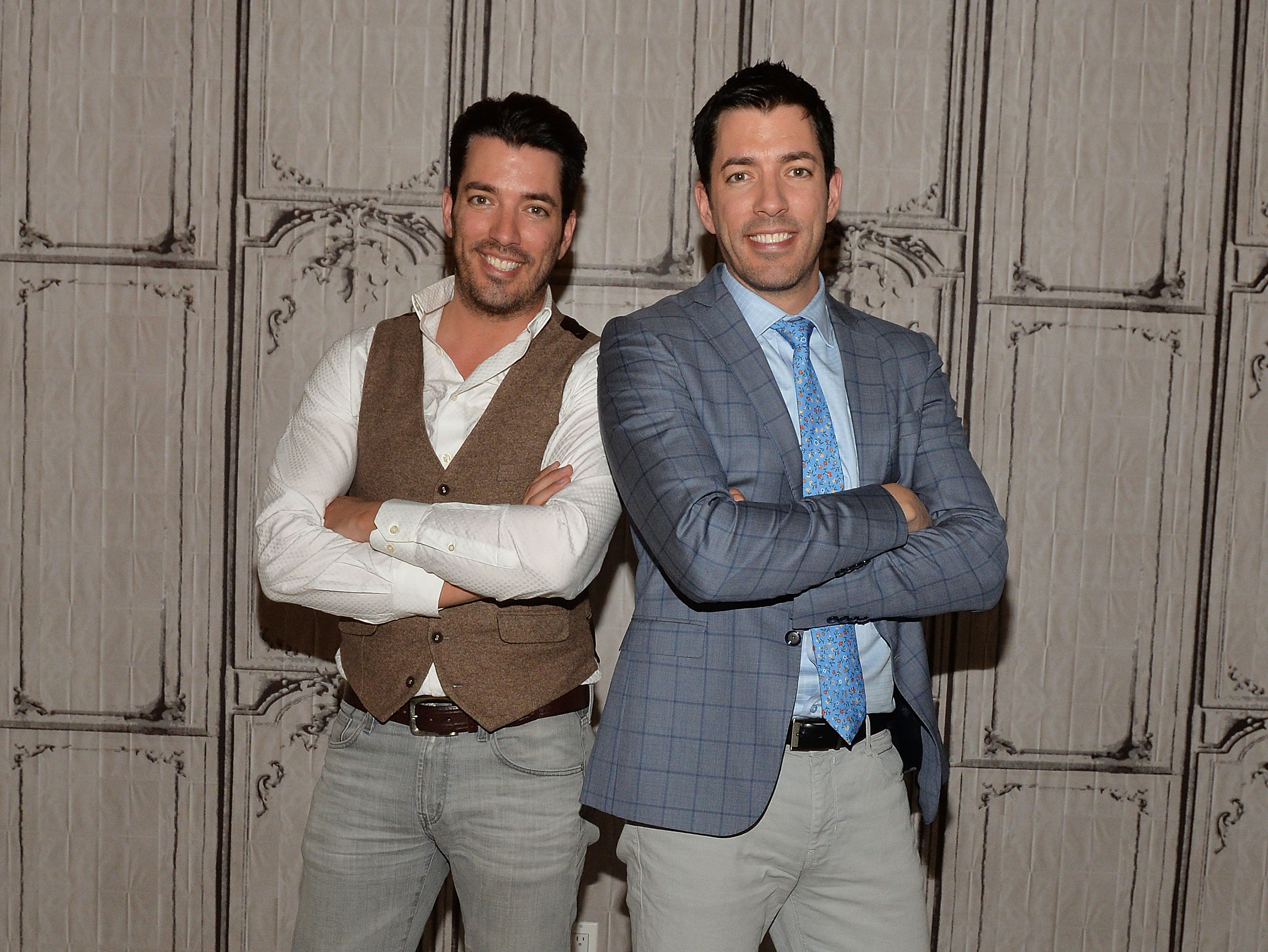  The Property Brothers, Jonathan Scott and Drew Scott visit AOL Build to discuss their book "Dream Home: The Property Brothers Ultimate Guide to Finding & Fixing Your Perfect House" at AOL on April 4, 2016 in New York City | Source: Getty Images