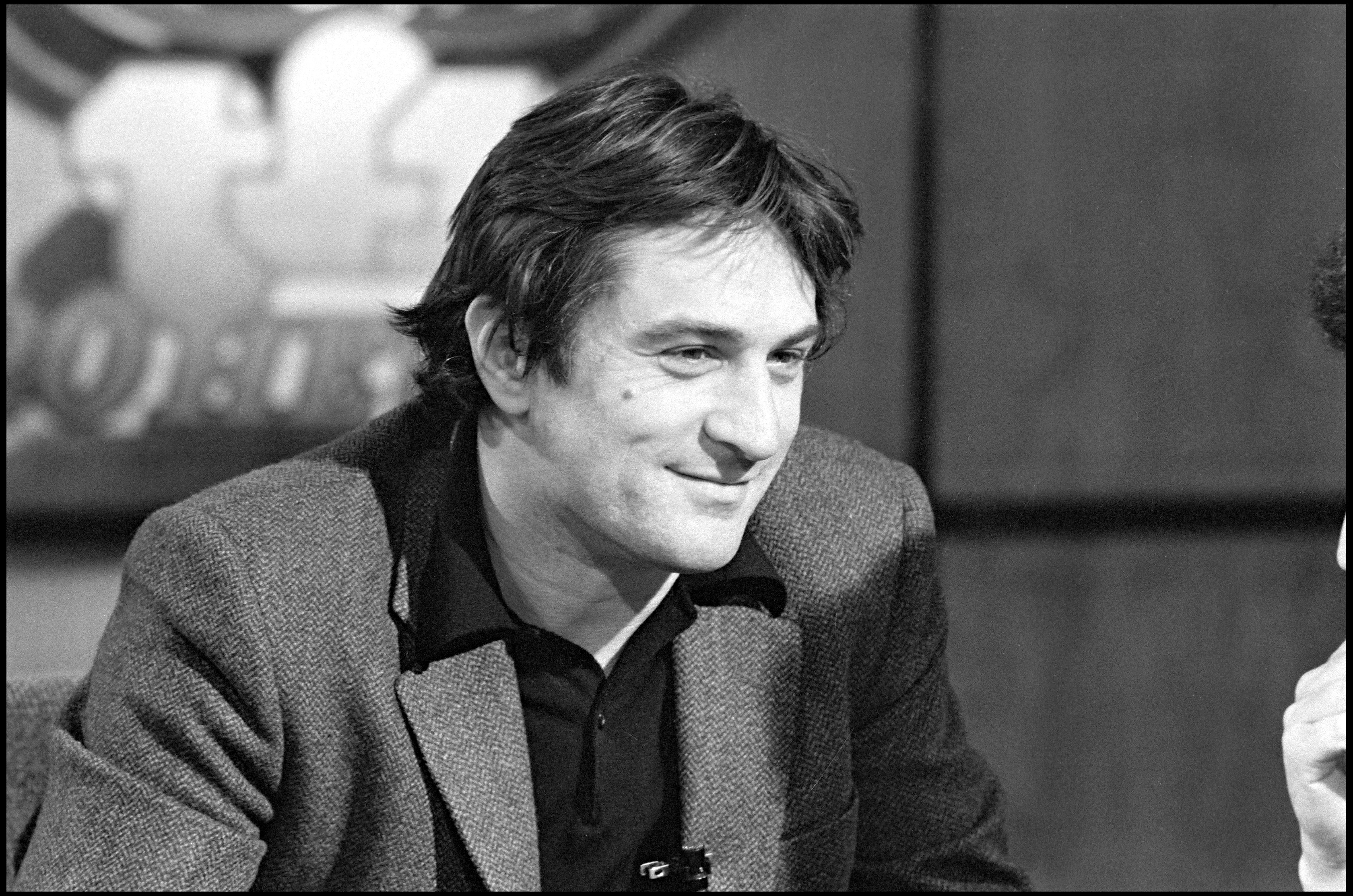 Robert de Niro at the evening news of channel Tf1 on February 12, 1981 | Source: Getty Images