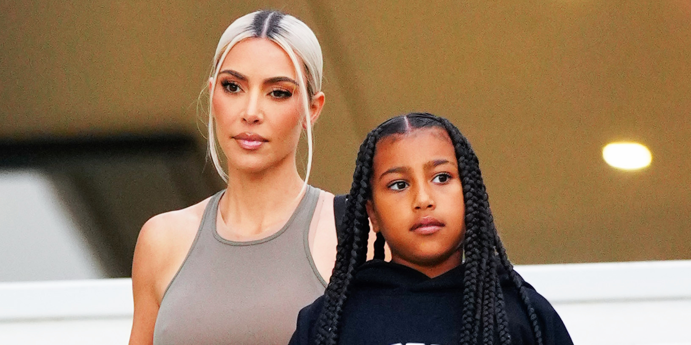 Kim Kardashian and North West | Source: Getty Images
