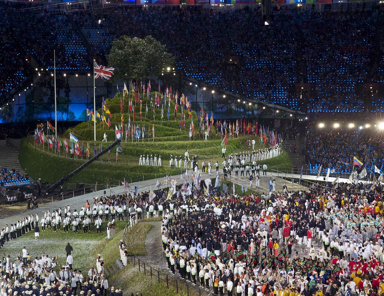 2012 Summer Olympics opening ceremony | Source: Wikimedia Commons
