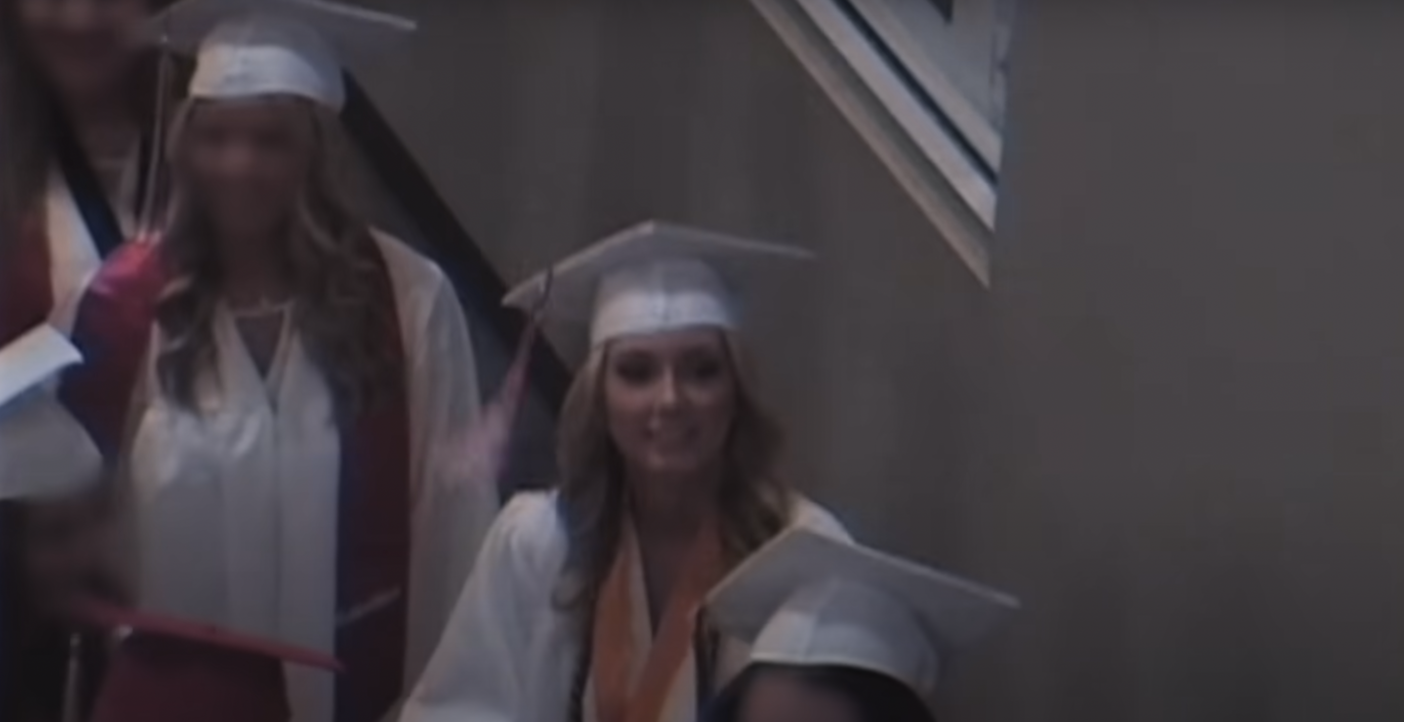 Hailie Jade graduating from college in a clip uploaded on October 3, 2024 | Source: YouTube/EminemMusic