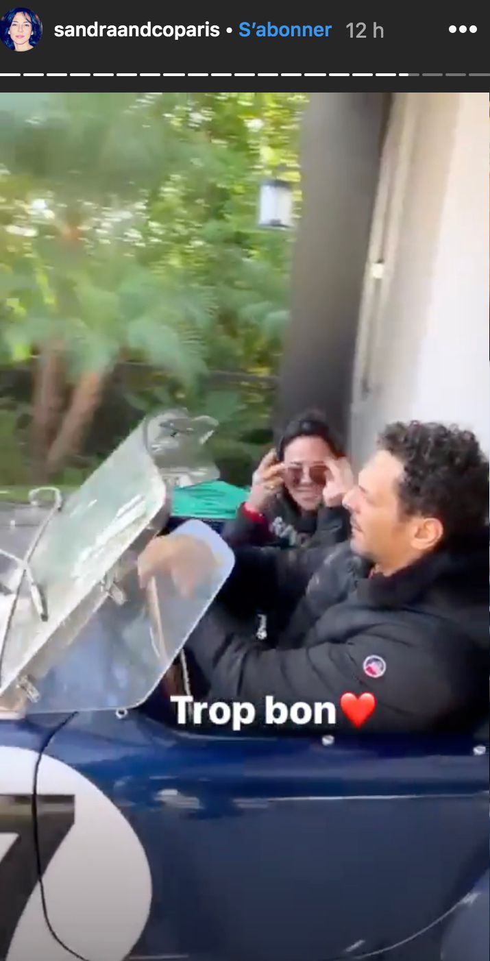 Capture de la story Instagram de Sandra Sisley | sandraandcoparis - Instagram