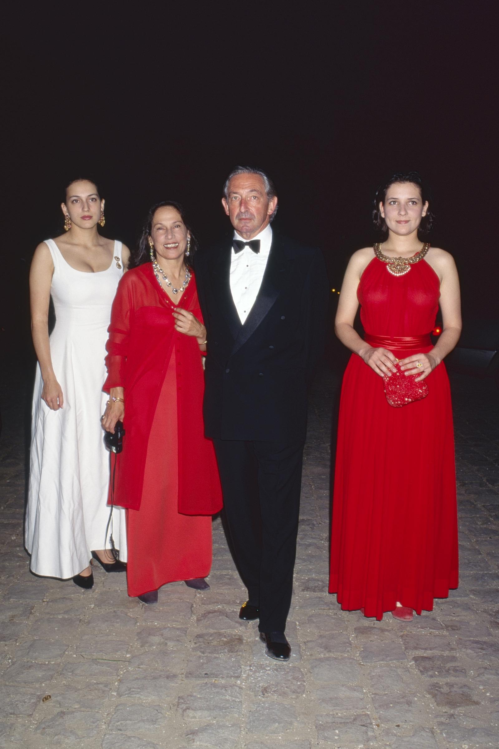 Princess Olga, Marina Karella, Prince Michael, and Princess Alexandra at a gala party in Paris on July 1, 1994 | Source: Getty Images