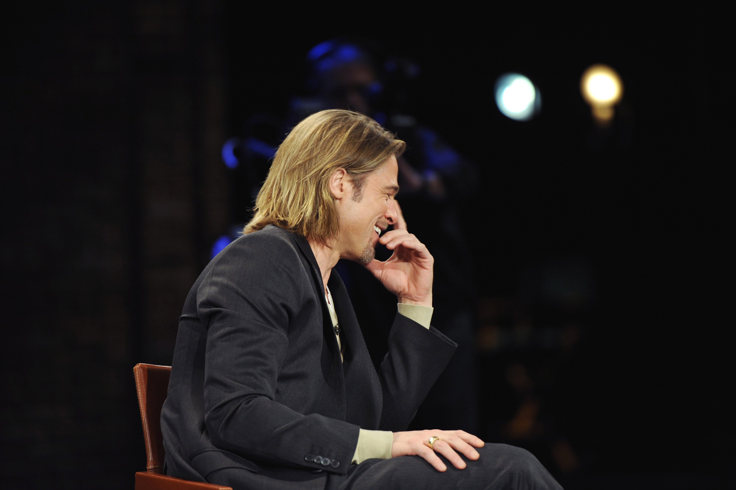 Brad Pitt on "Inside the Actors Studio" in 2010 | Source: Getty Images