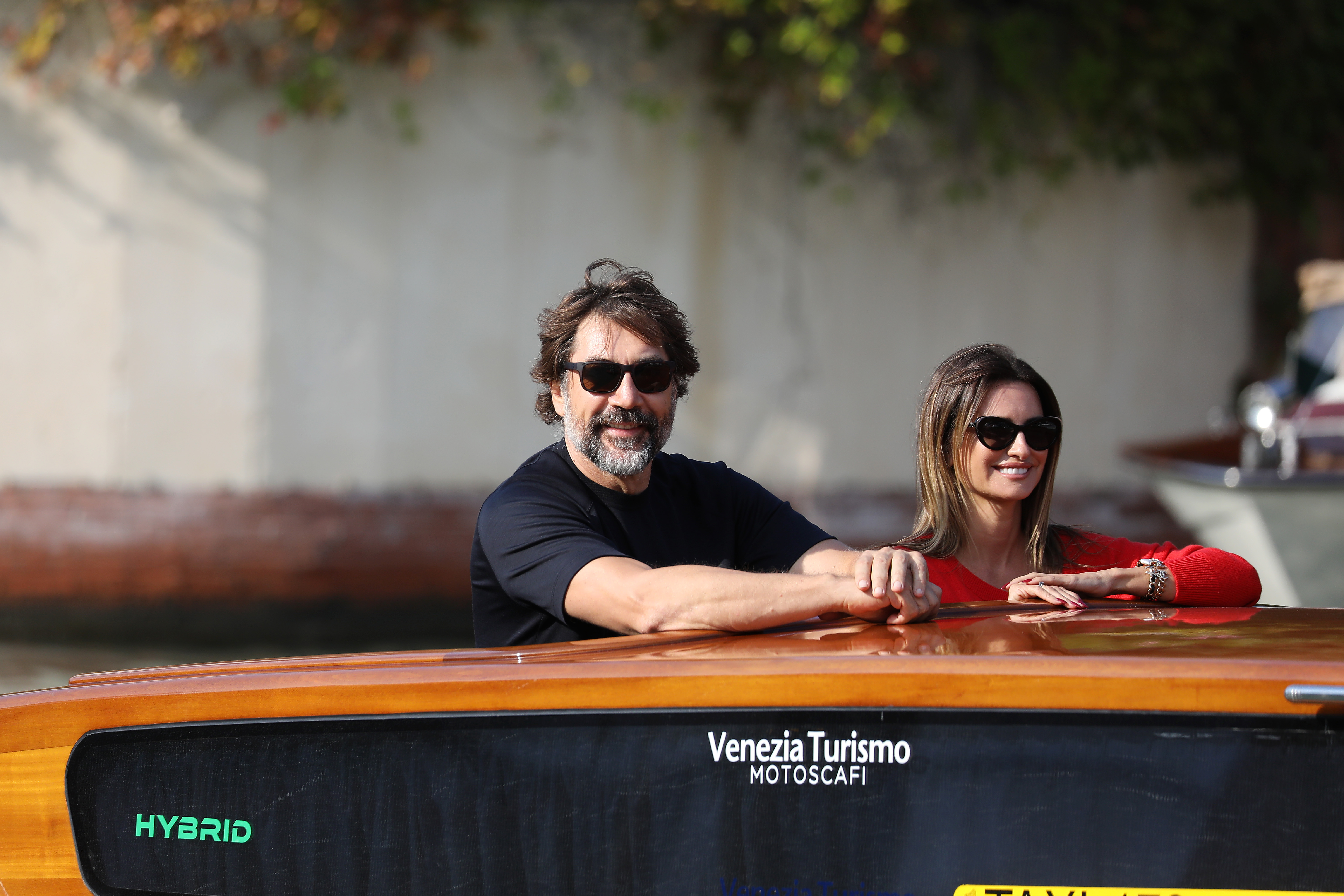 Javier Bardem and Penélope Cruz at the 78th Venice International Film Festival in Venice, Italy, on September 11, 2021 | Source: Getty Images