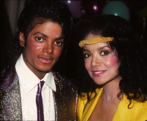 Michael Jackson and La Toya Jackson at their mother Katherine Jackson's birthday party in Los Angeles, California. | Photo: Getty Images