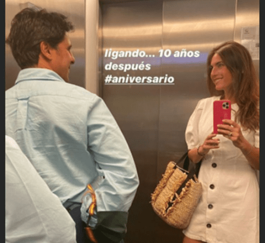 Captura de pantalla de la historia de Instagram de Lourdes Montes. | Foto: Instagram/ lmontesoficial