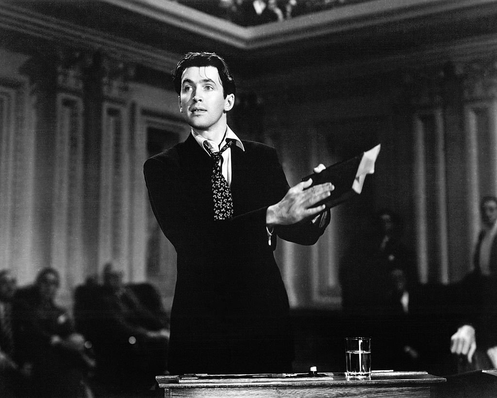 James Stewart in "Mr Smith Goes To Washington" in 1939 | Photo: Getty Images