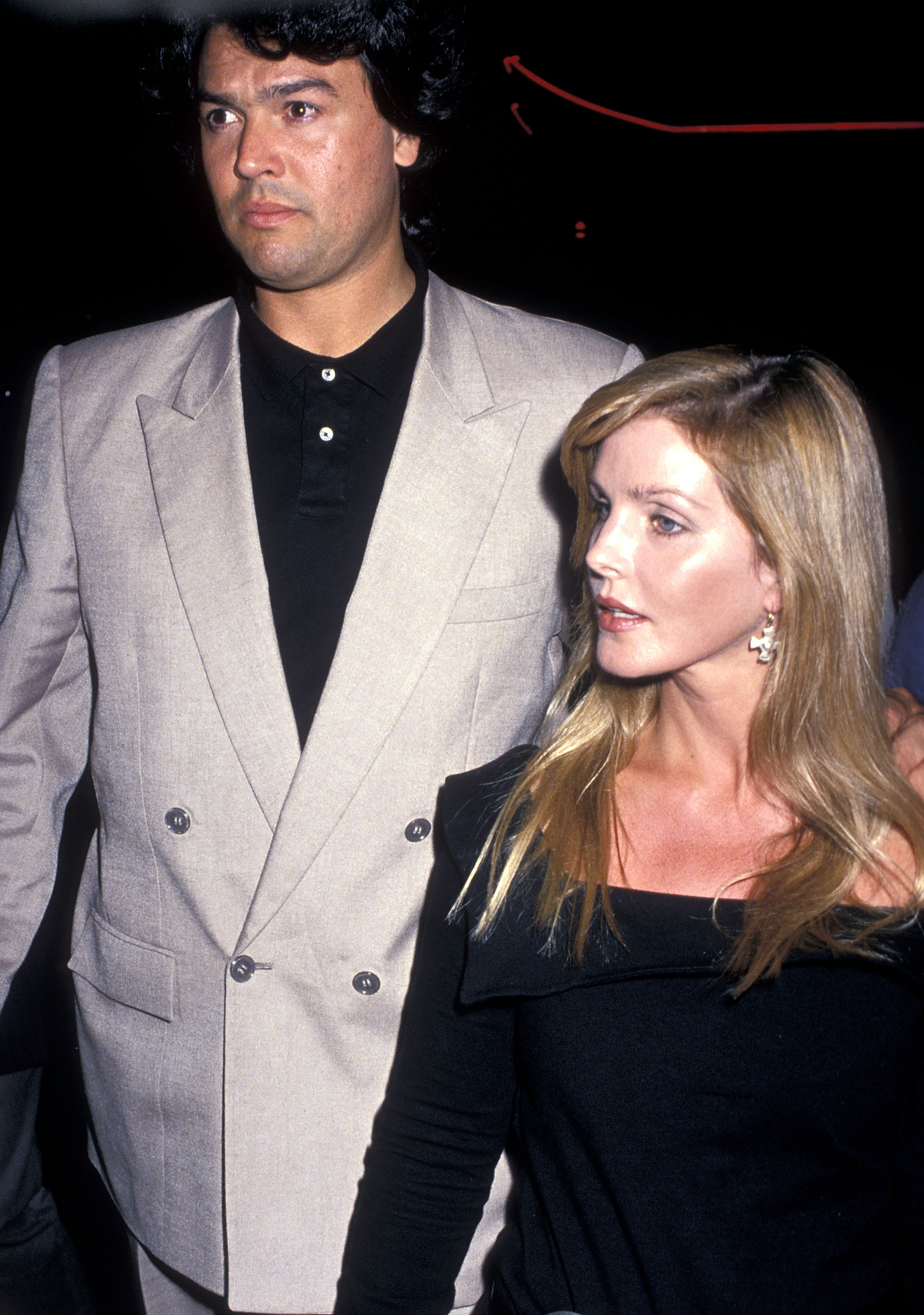 Priscilla Presley and Marco Garibaldi at the "Lethal Weapon 2" Hollywood premiere at the Mann's Chinese Theatre on July 5, 1989. | Source: Getty Images