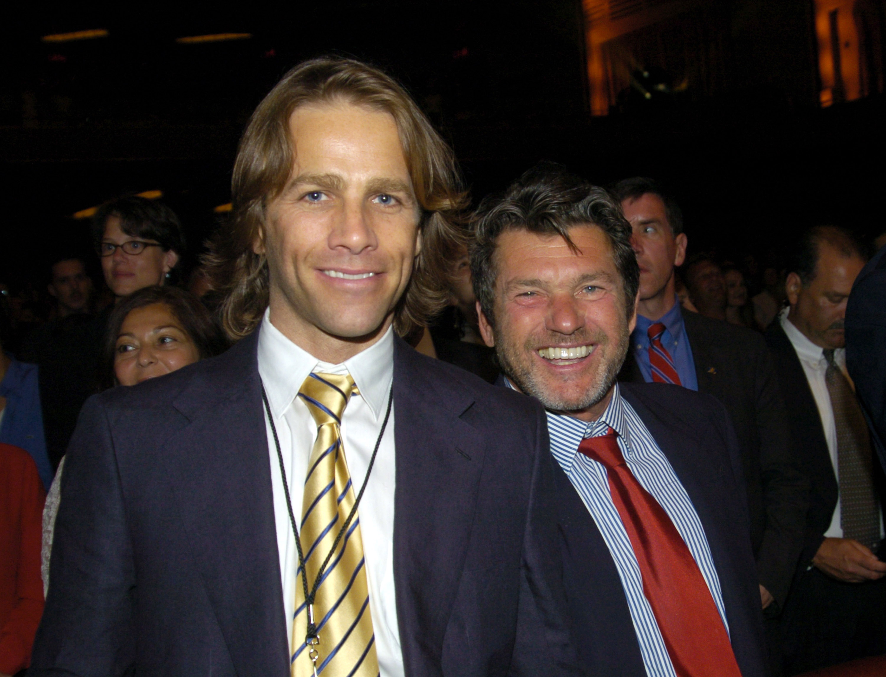 Matt Nye and Jann Wenner at Radio City Music Hall in New York City on July 8, 2004. | Source: Getty Images
