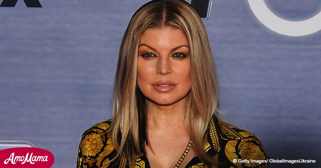 Fergie flaunts her lean and toned legs in a pair of skinny jeans leaving New York hotel