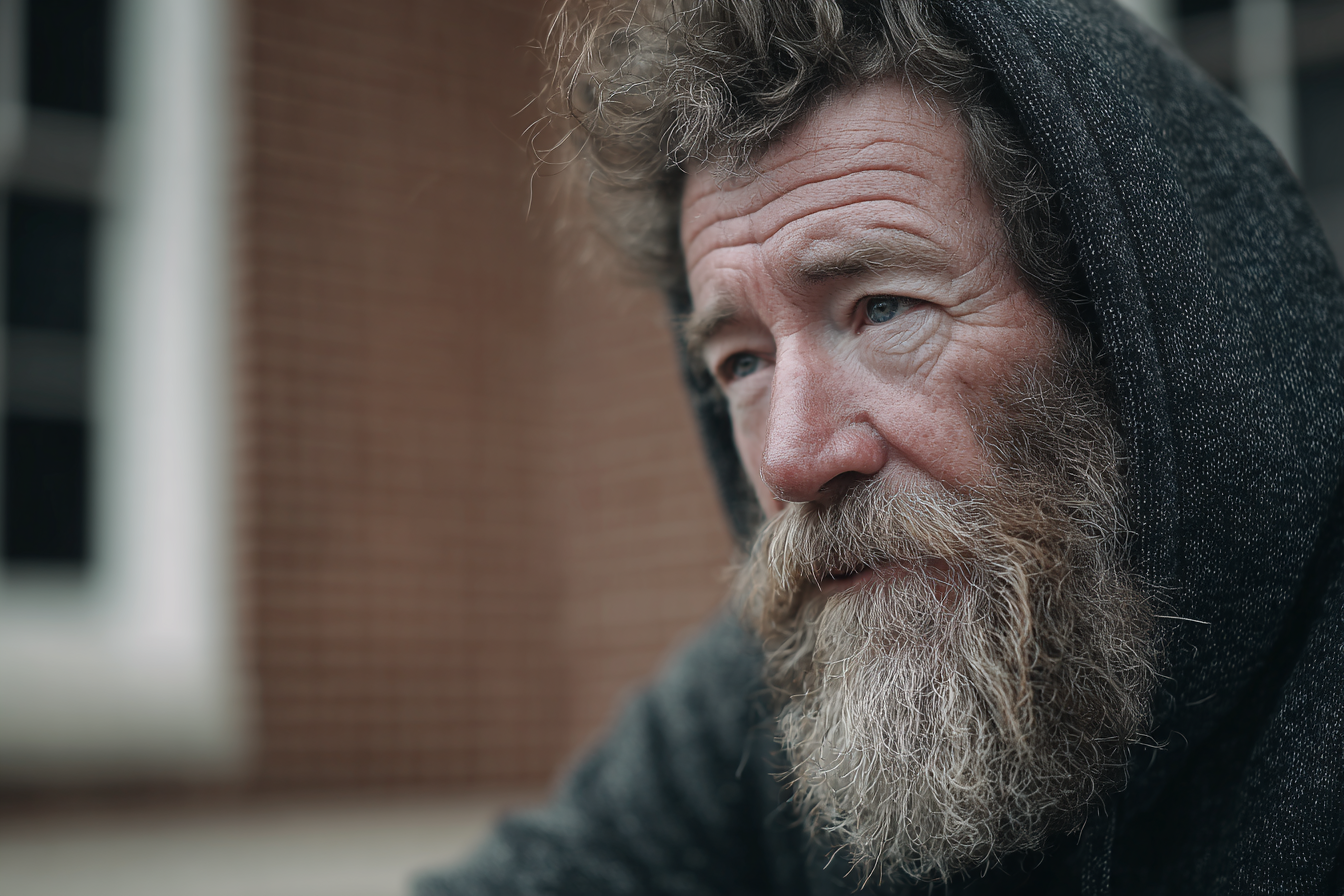 A homeless man | Source: Midjourney