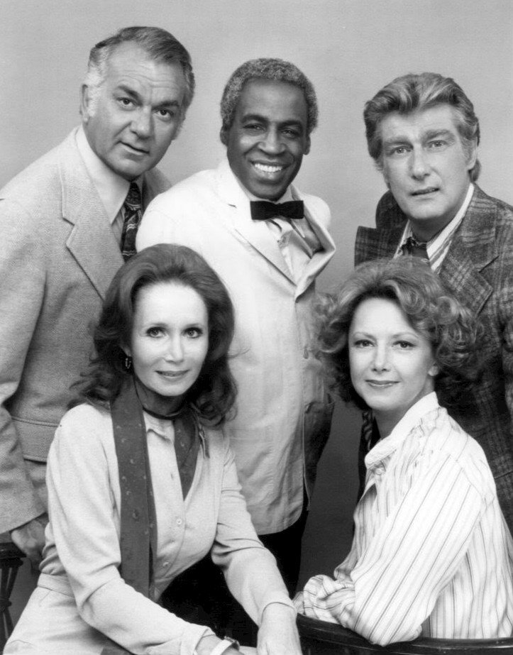 Photo of the Campbells and Tates with Benson from the television program "Soap" | Photo: Wikimedia Commons Images