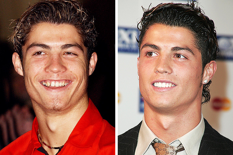 Cristiano Ronaldo, December 1, 2003 | Cristiano Ronaldo, September 19, 2005 | Source: Getty Images